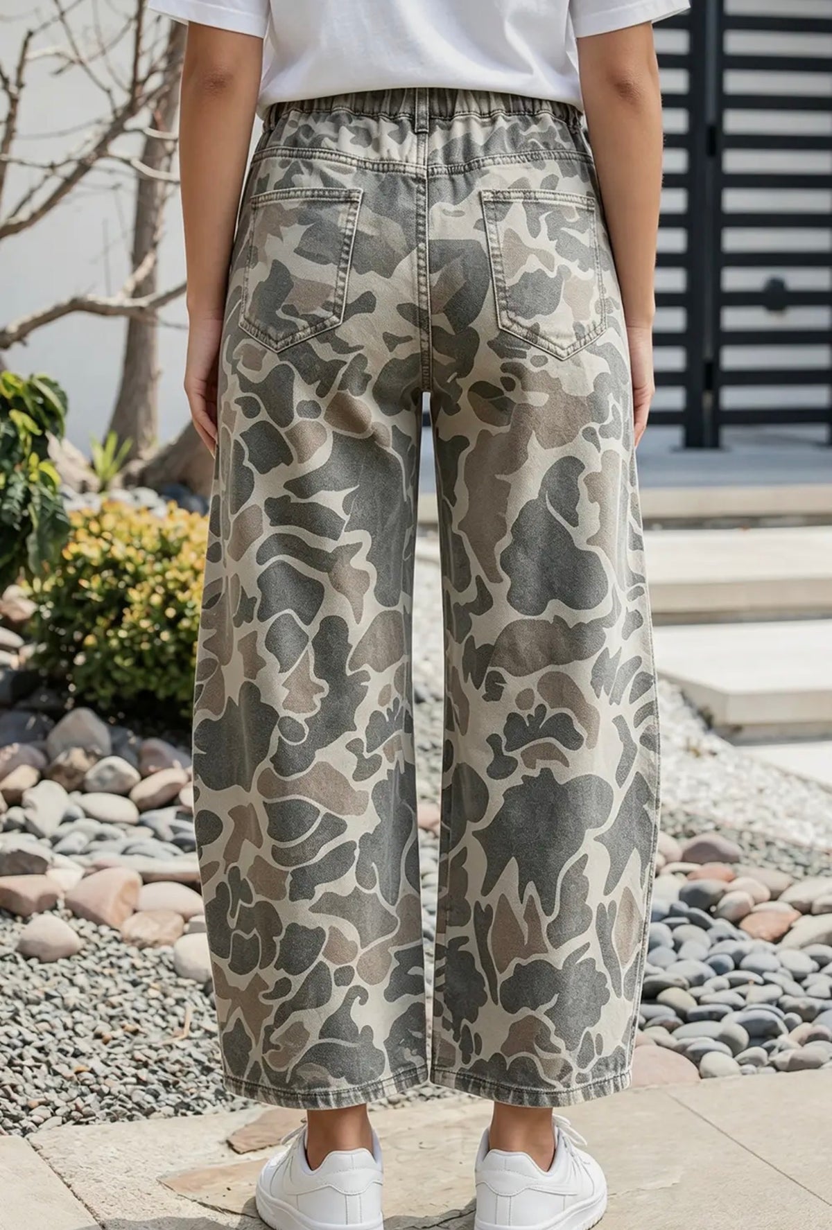 Camo Ankle Jeans