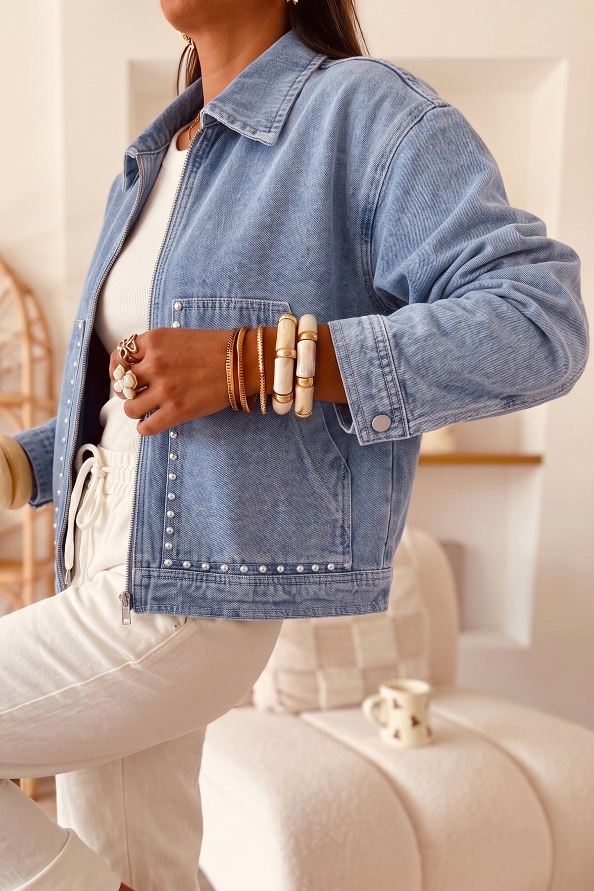 The Saddle & Studs Western Jacket