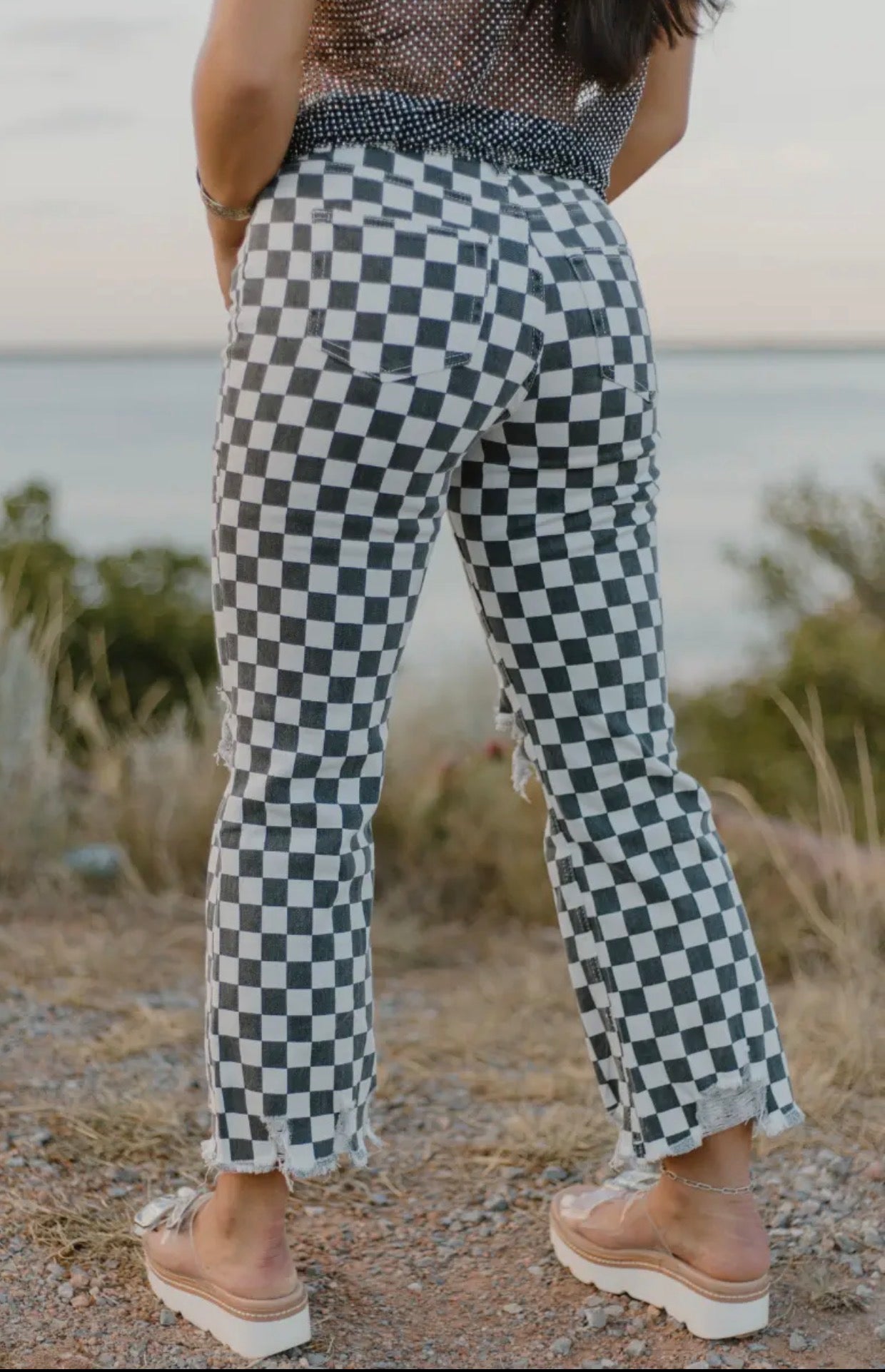 Round the track jeans