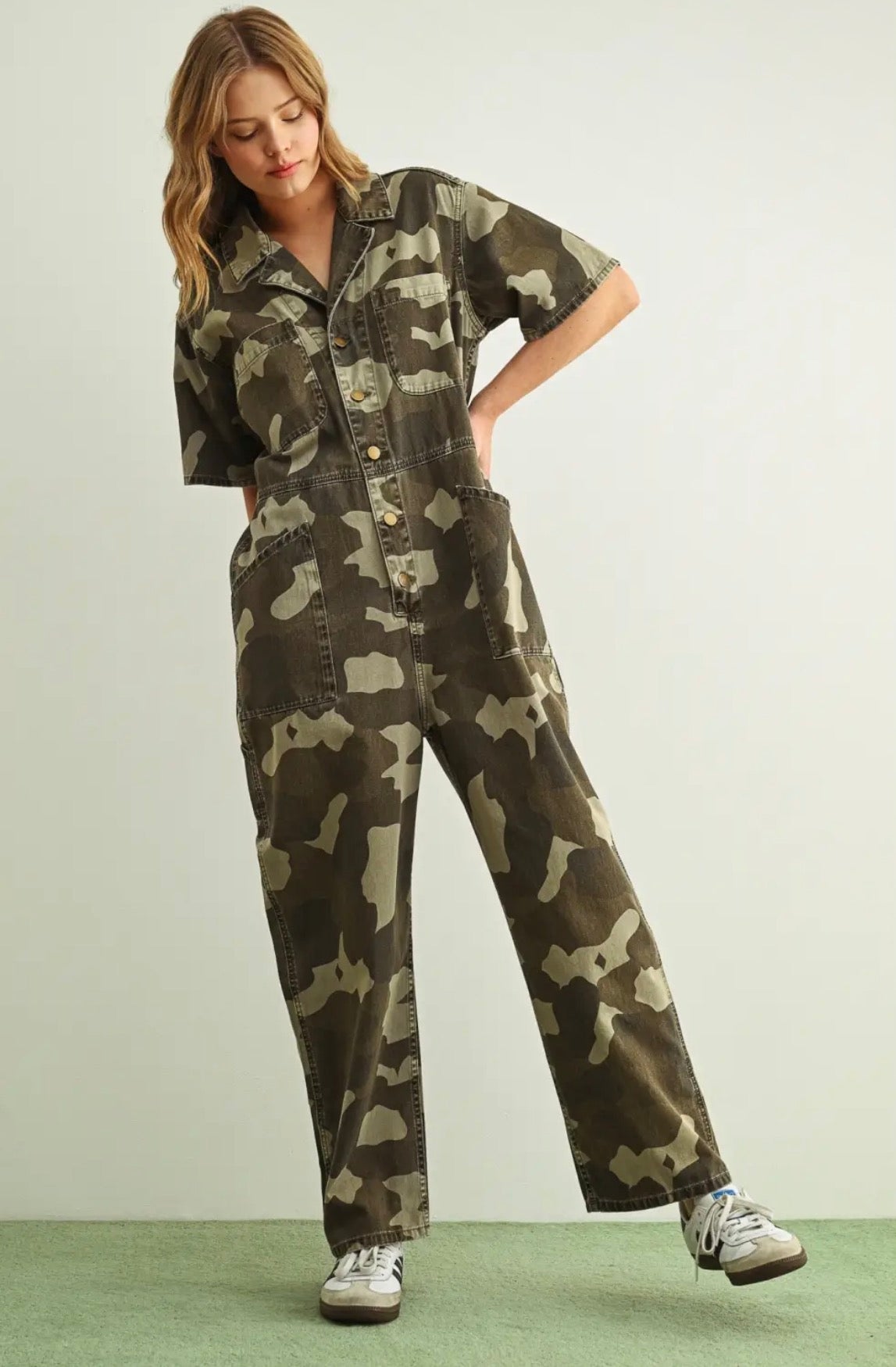 (PREORDER) Camo Utility Jumpsuit