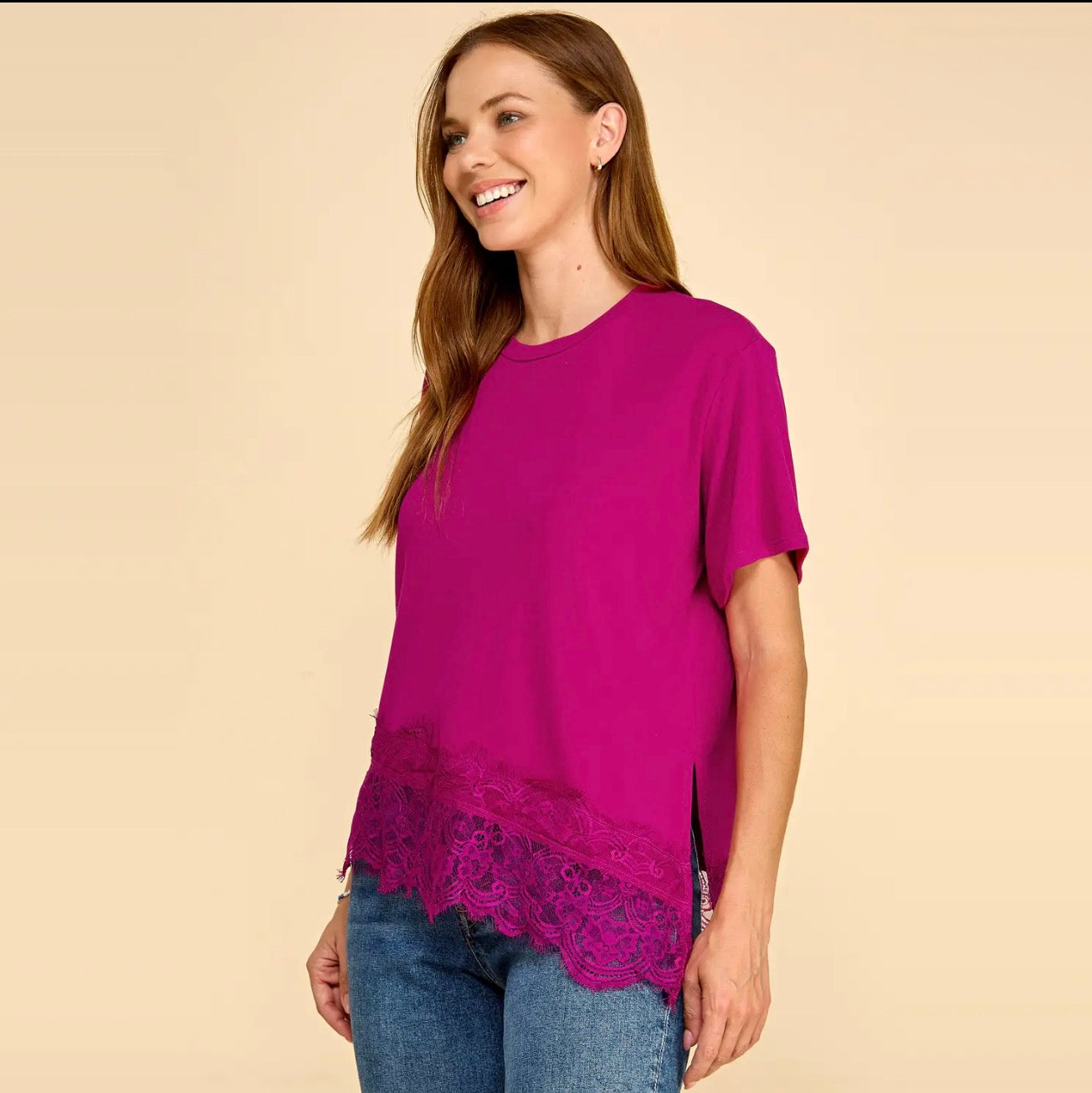 Lace Trim top