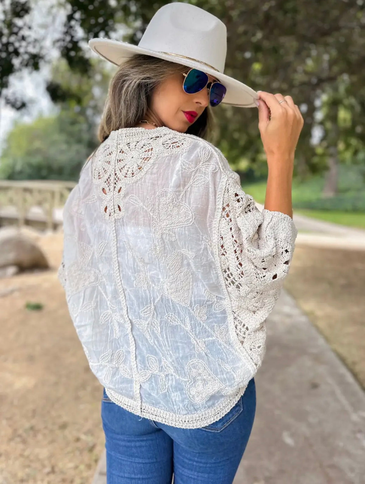 Driftwood Crochet Blouse