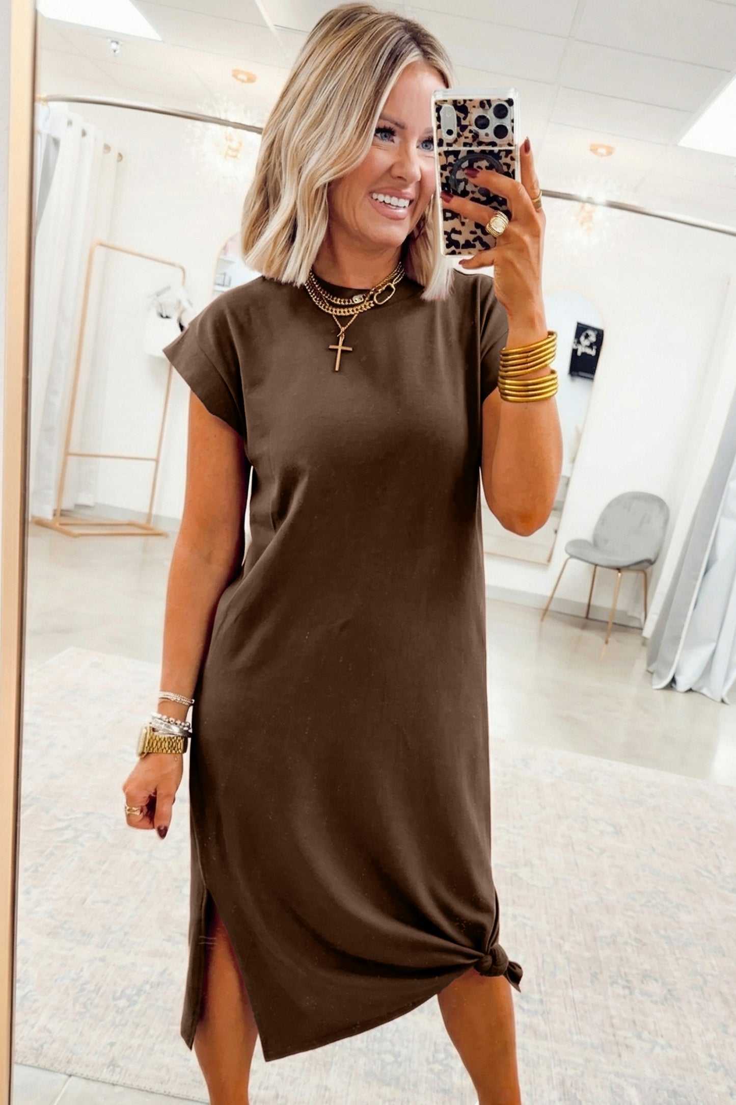 Sandalwood T-Shirt Dress