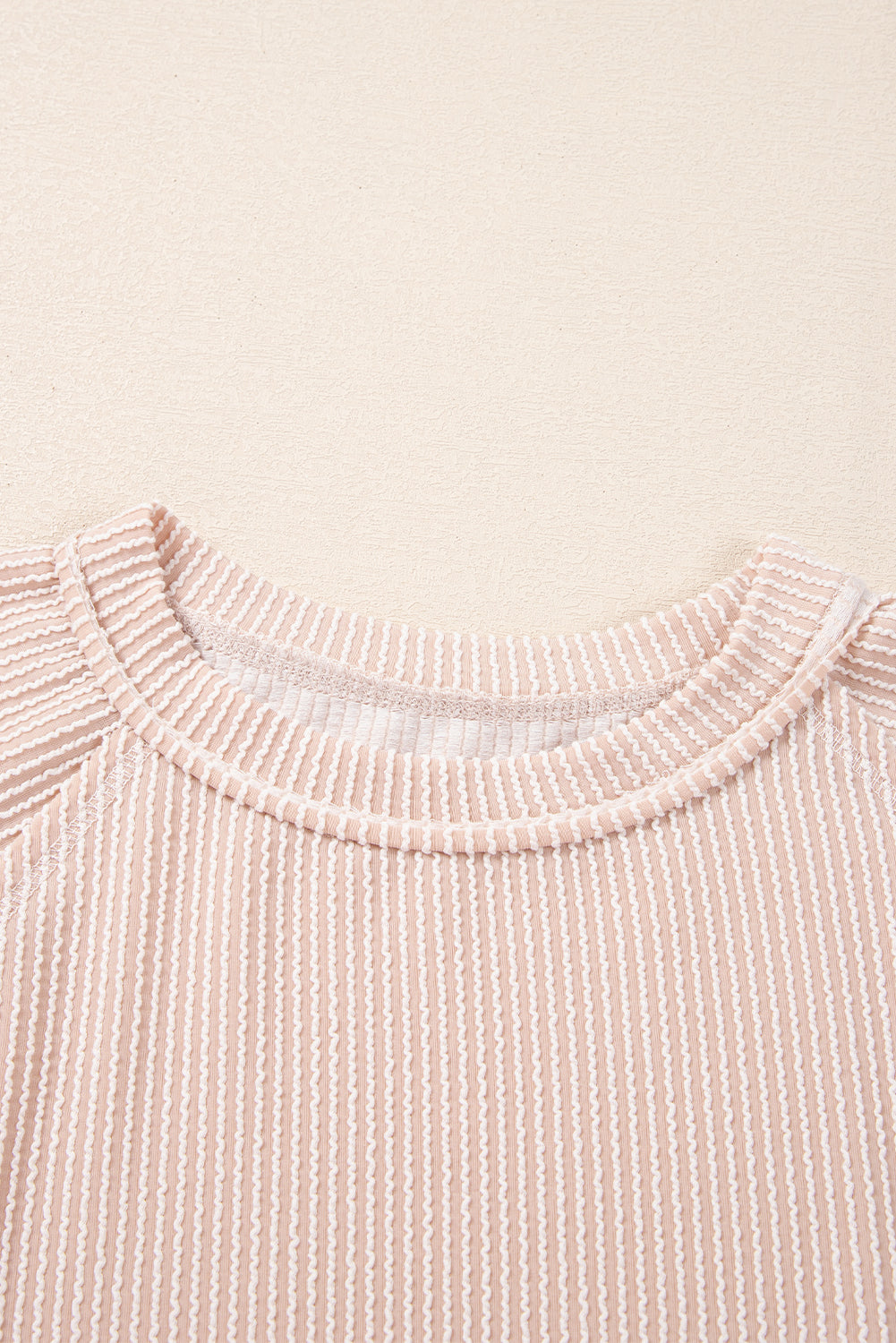 Mist Green Corded Bishop Sleeve Pullover and Ruffle Mini Skirt Set