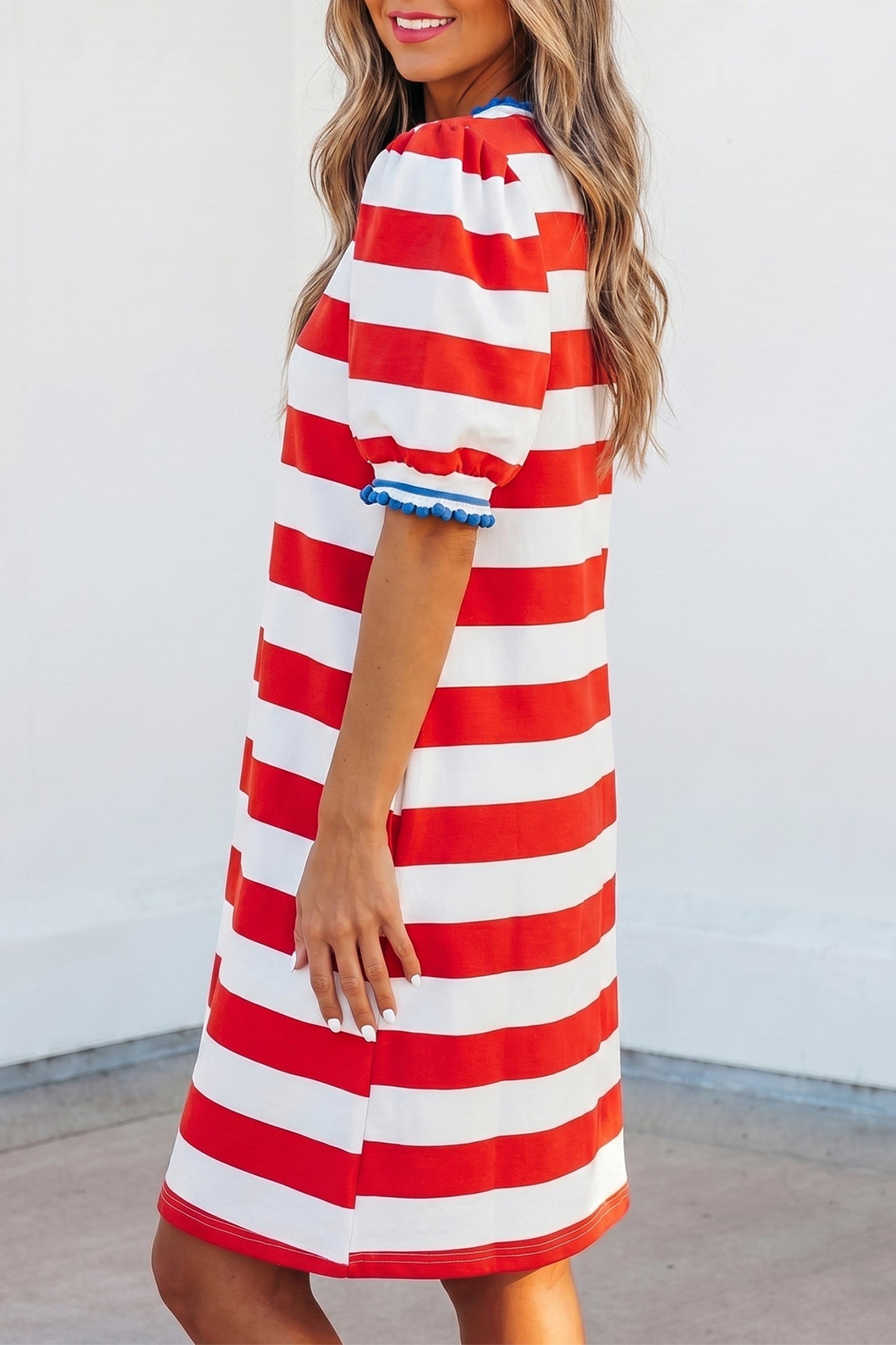 Red, white & blue Mini Dress