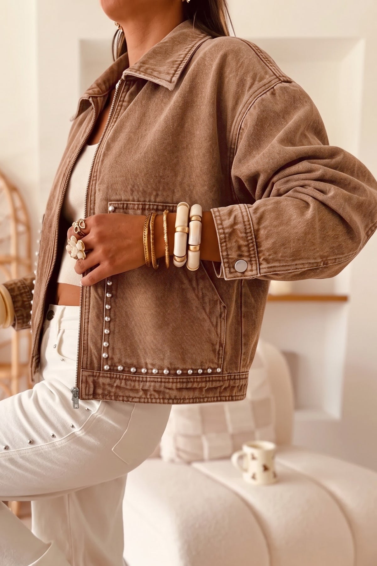 The Saddle & Studs Western Jacket