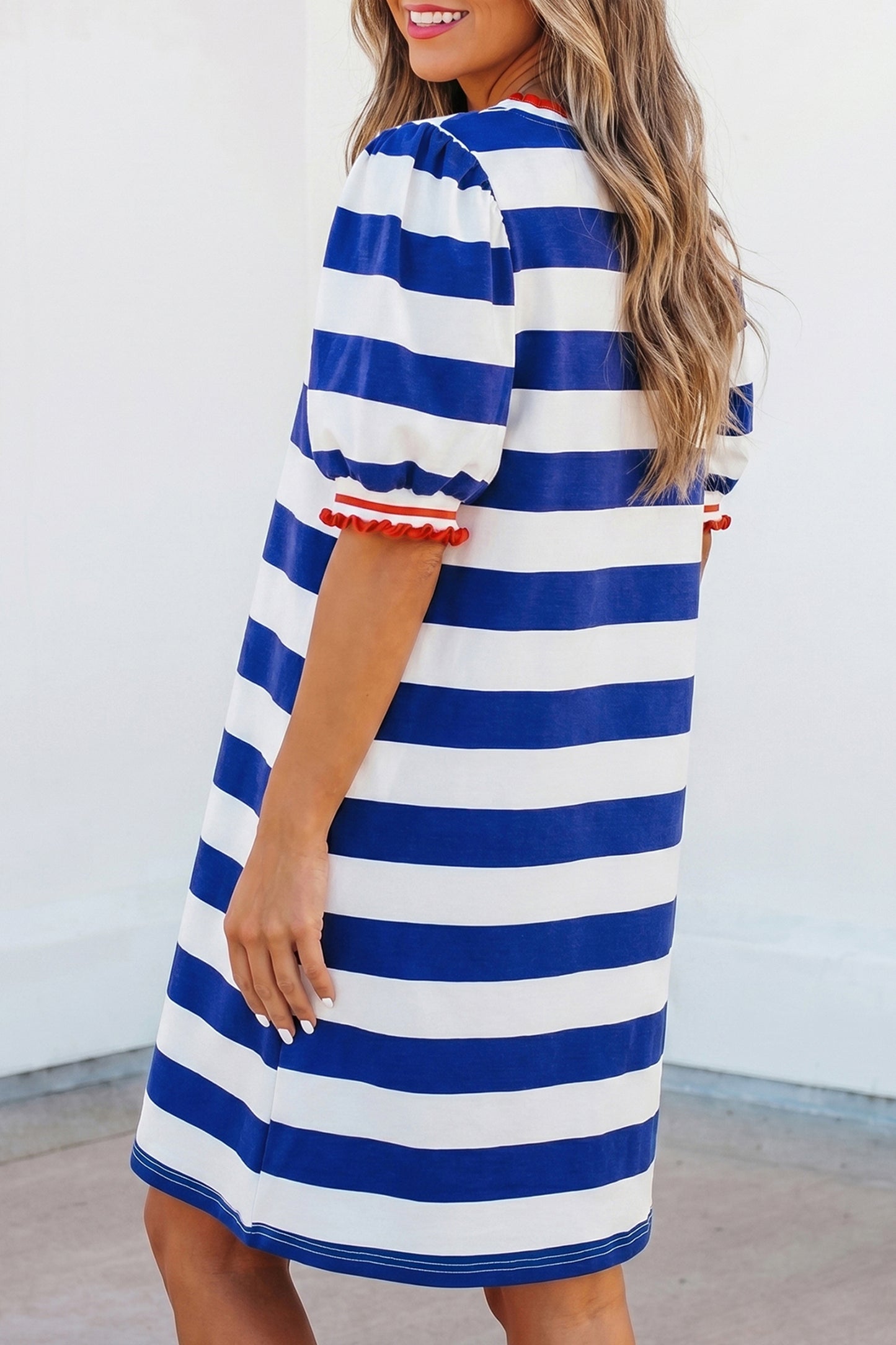 Red, white & blue Mini Dress