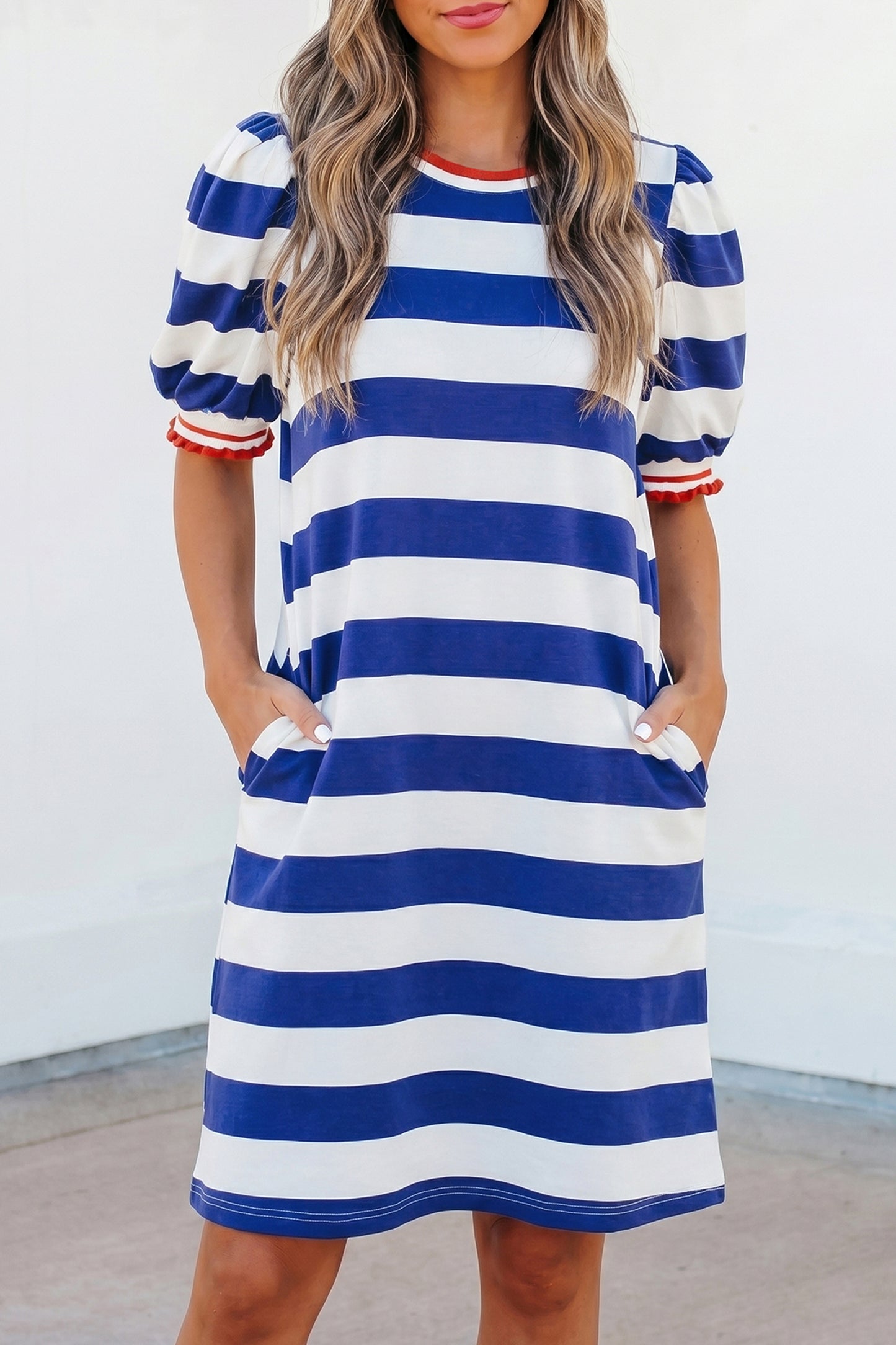 Red, white & blue Mini Dress