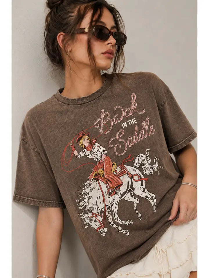 Back in the Saddle Tee