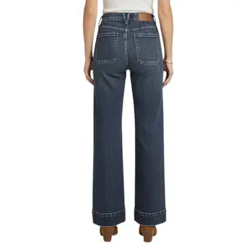 High Rise Tummy Control Patch Pocket Holly Flare Jeans 30 inches