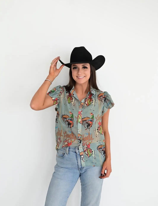 Giddy Up Cowgirl Blouse
