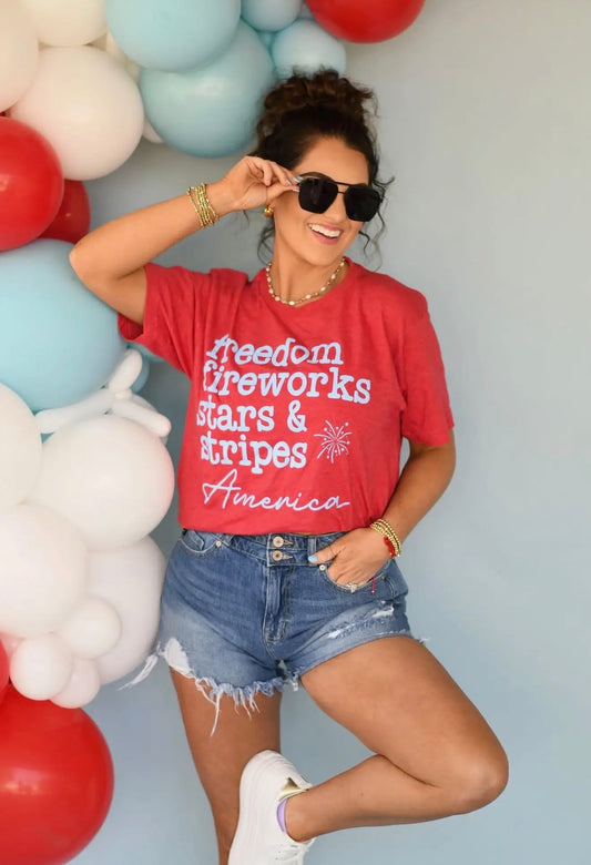 All American Graphic Tee