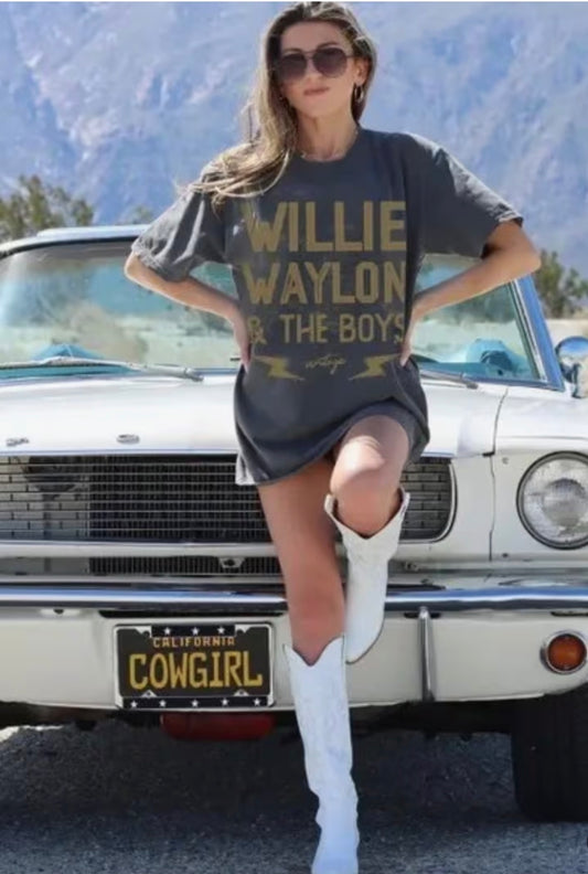 Willie Waylon & The Boys Graphic Tee