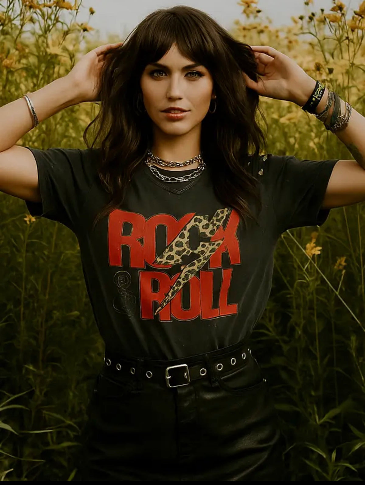 L&B Rock N Roll Graphic Tee