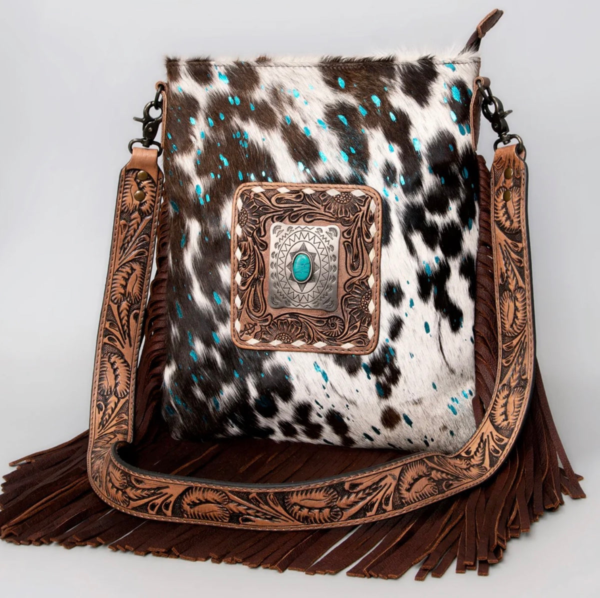 Cowhide Large Crossbody CC