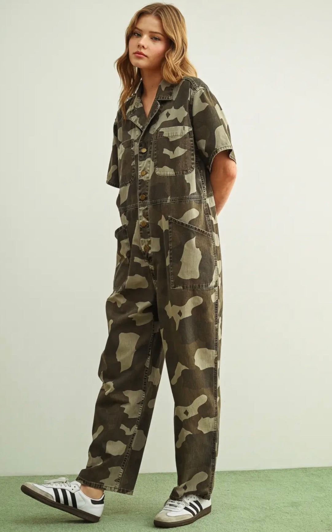 (PREORDER) Camo Utility Jumpsuit