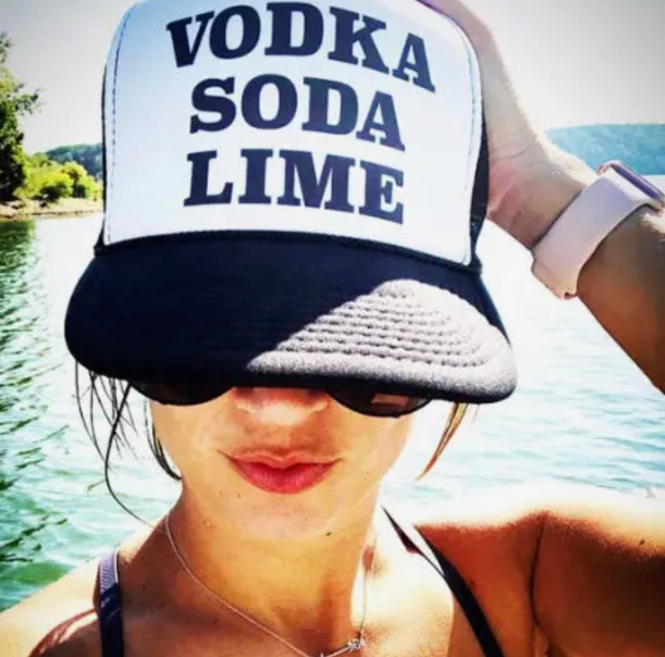 Vodka Soda Lime Trucker Hat