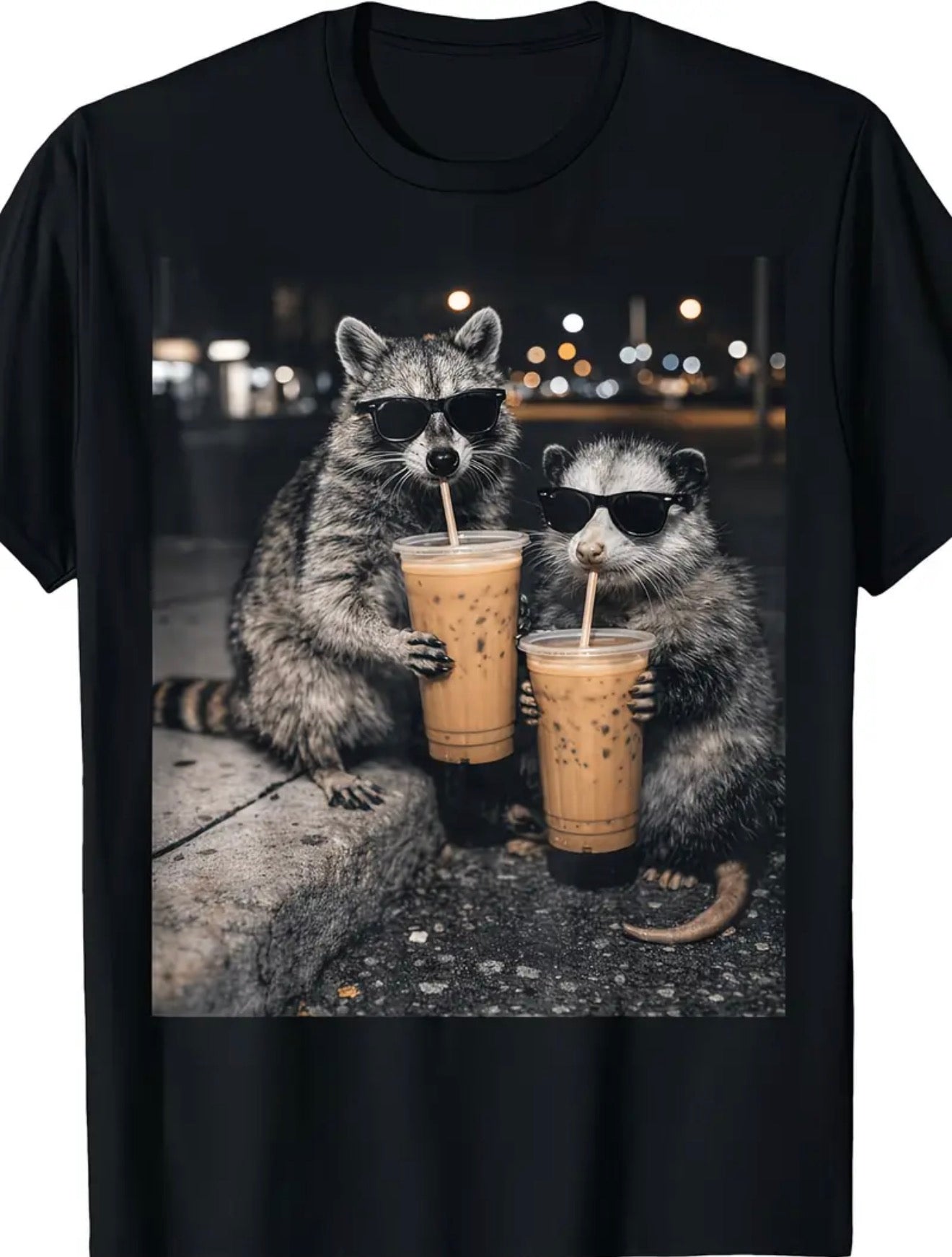 Raccoon besties Graphic T-shirt