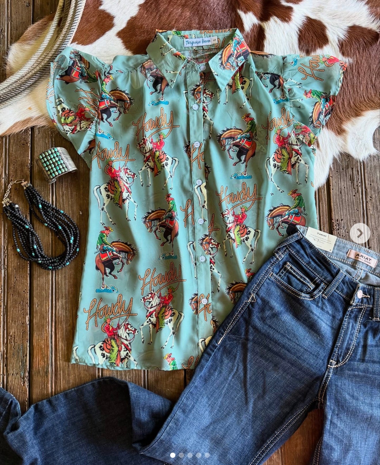 Giddy Up Cowgirl Blouse