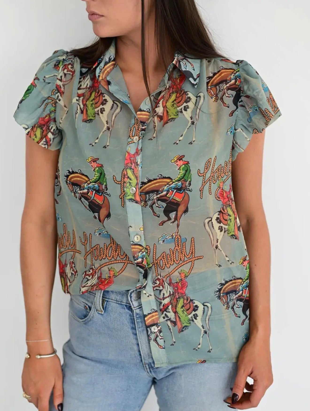 Giddy Up Cowgirl Blouse