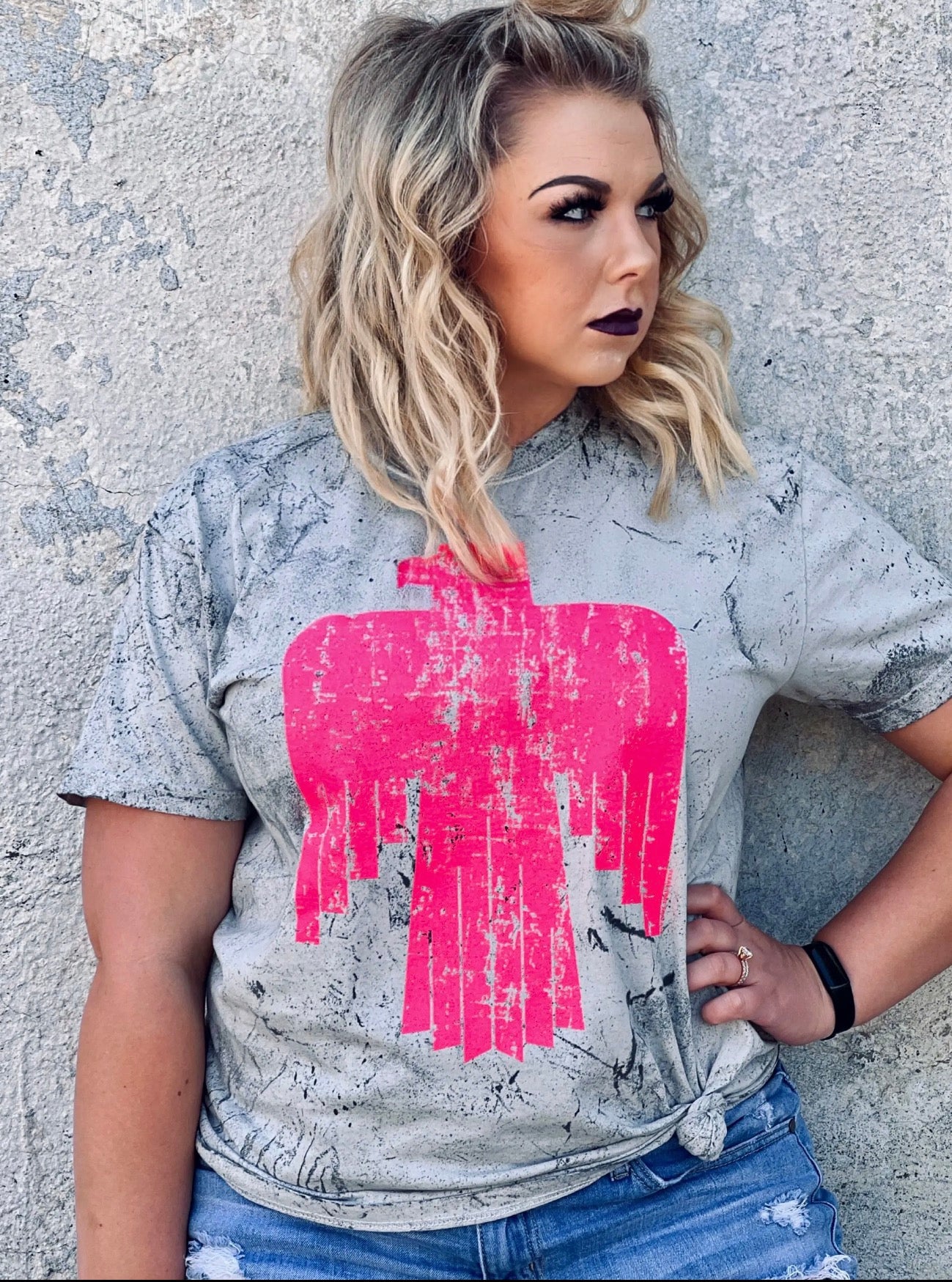 Rocker Thunderbird graphic tee