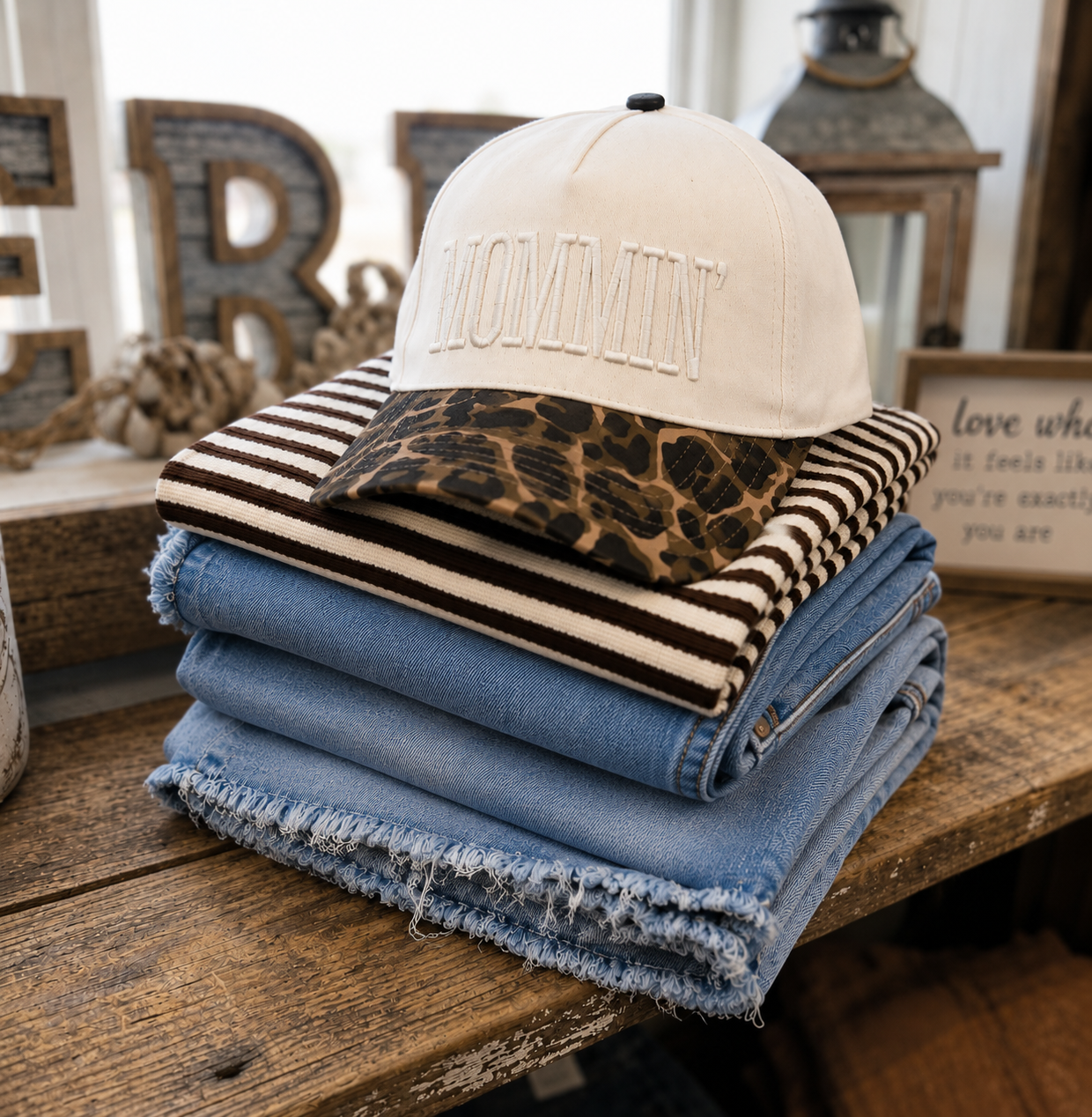 (PREORDER) Leopard Mommin Trucker Hat