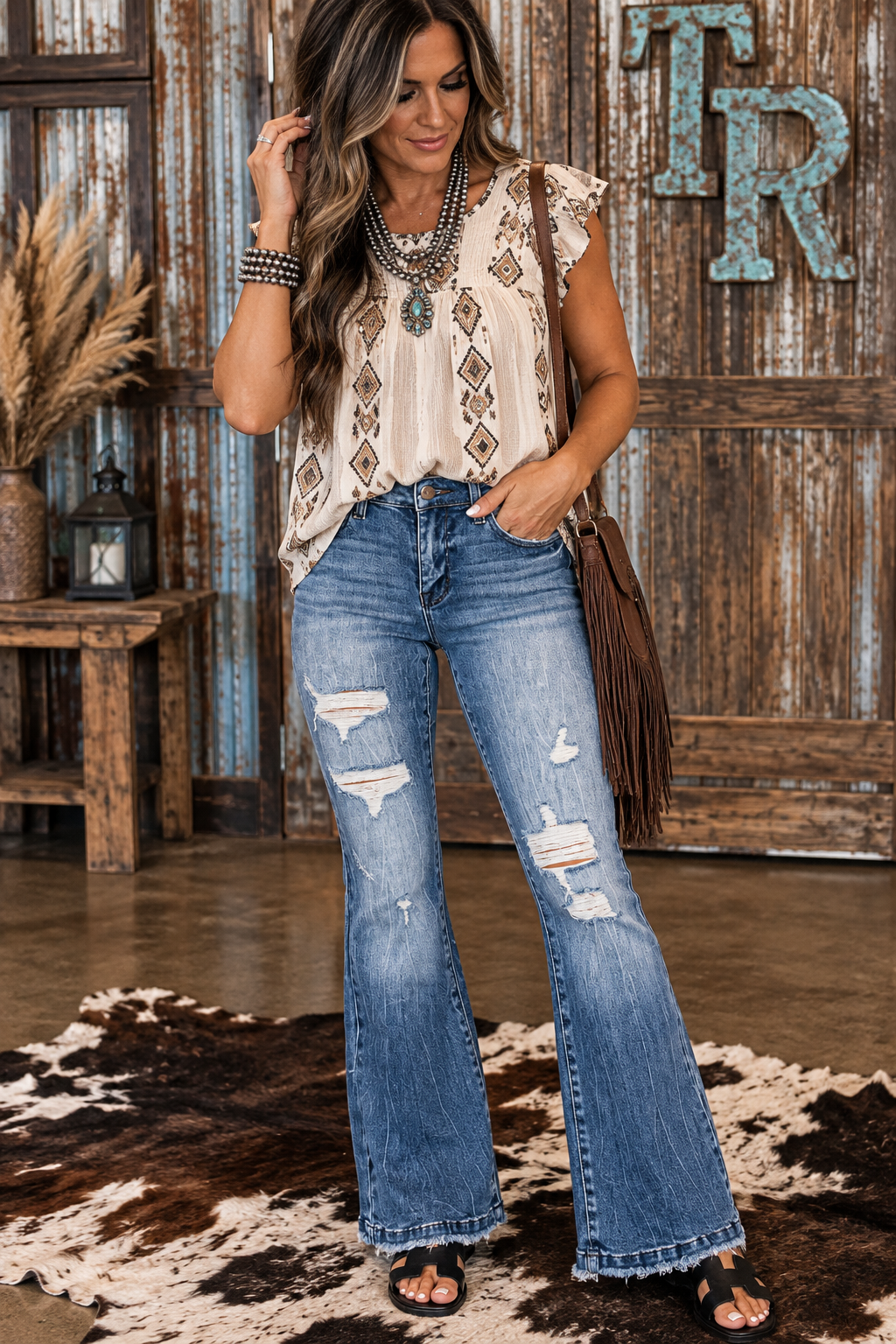 Petra 153 distressed Trouser Jeans
