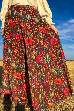 RODEO GARDEN MAXI SKIRT