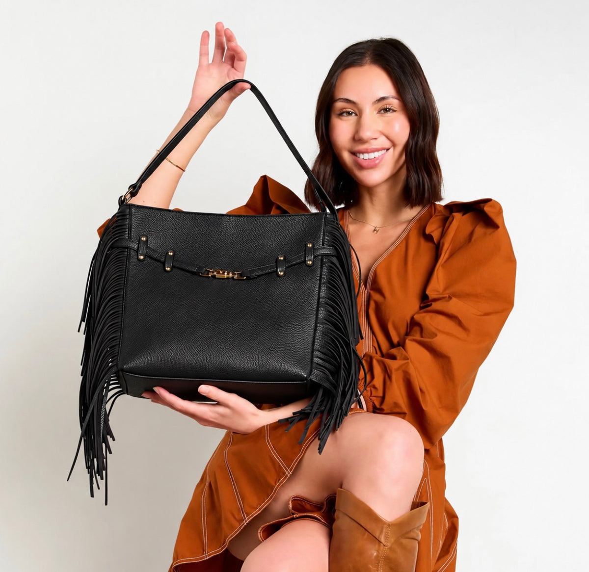 Fringe boho bag