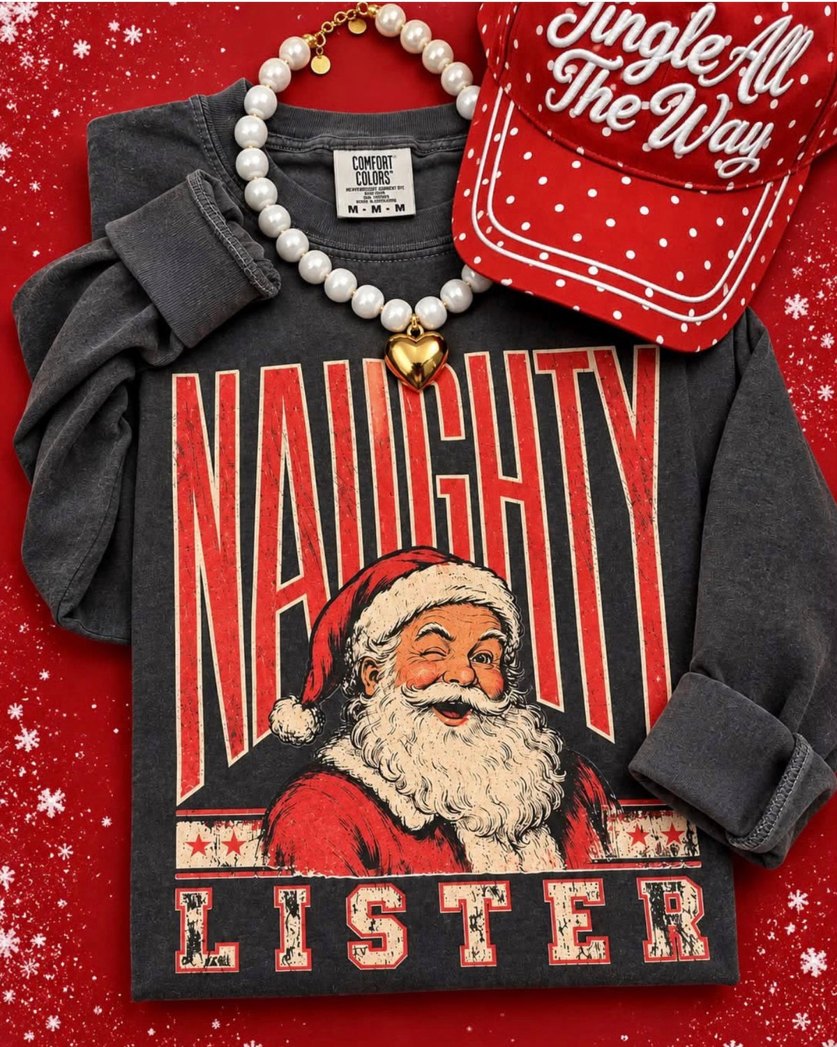 Naughty Lister Long sleeve