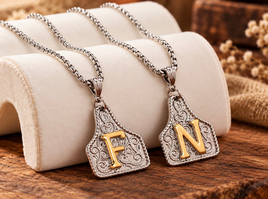 Western Charm Initial Necklace