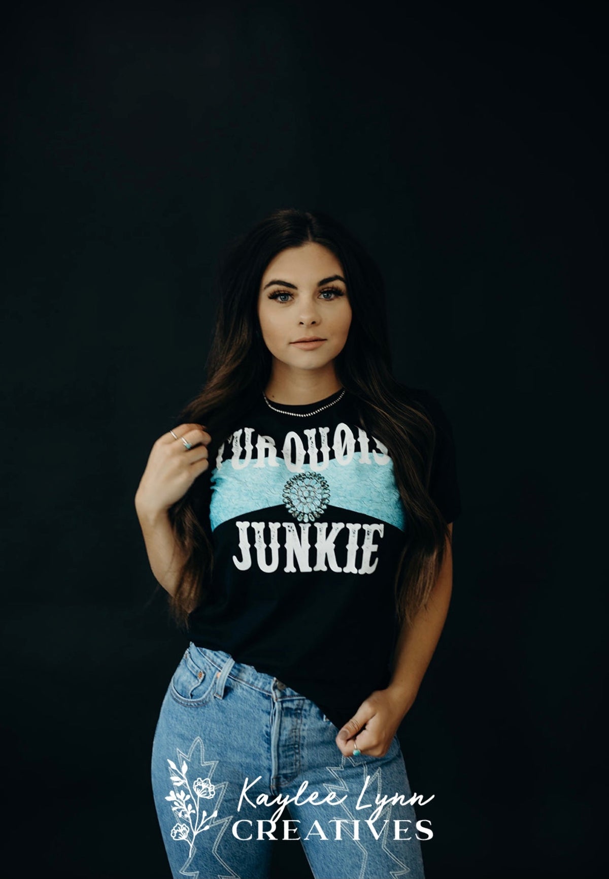 Bella Canvas Turquoise Junkie Graphic Tee