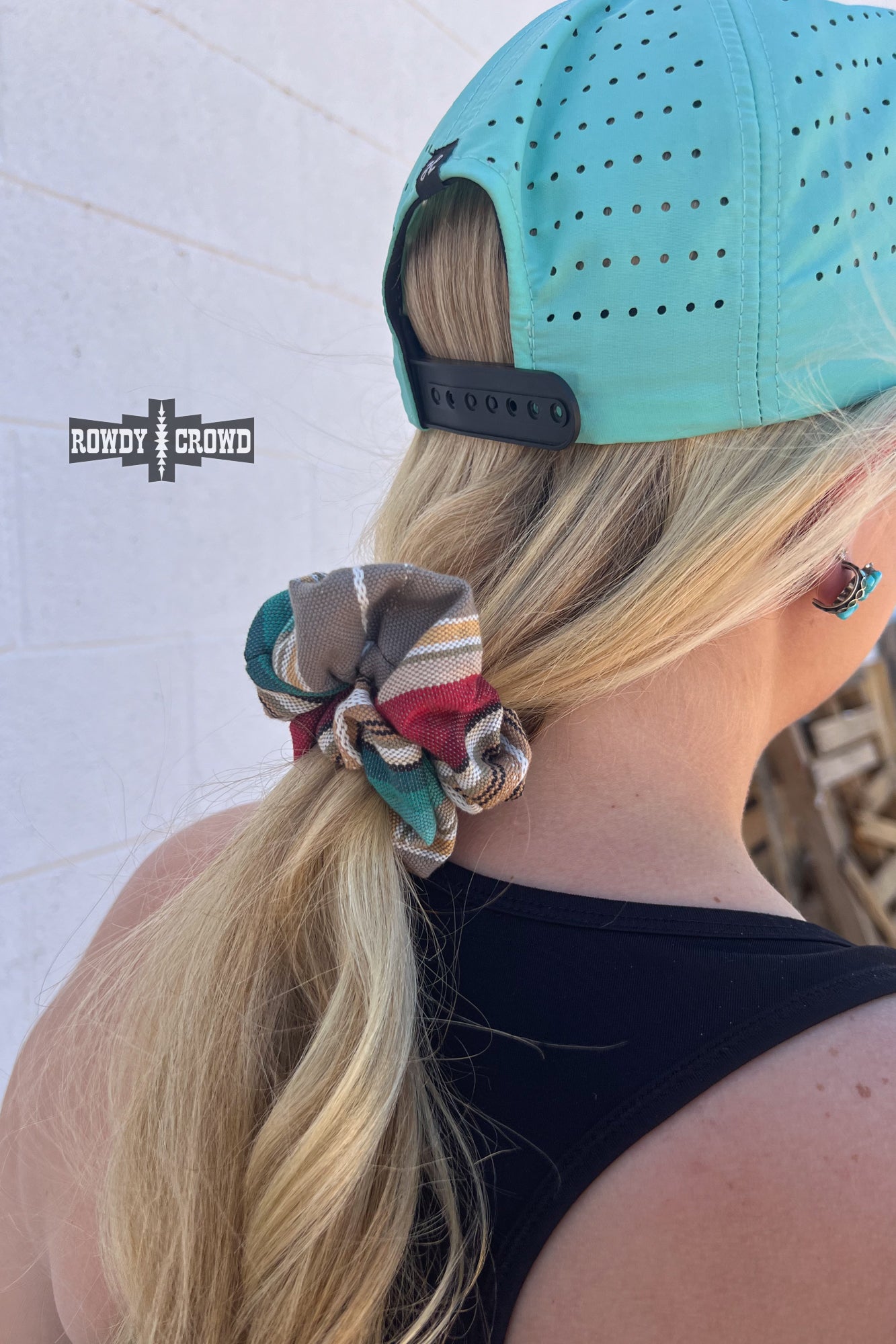 Serape Smoke Scrunchie