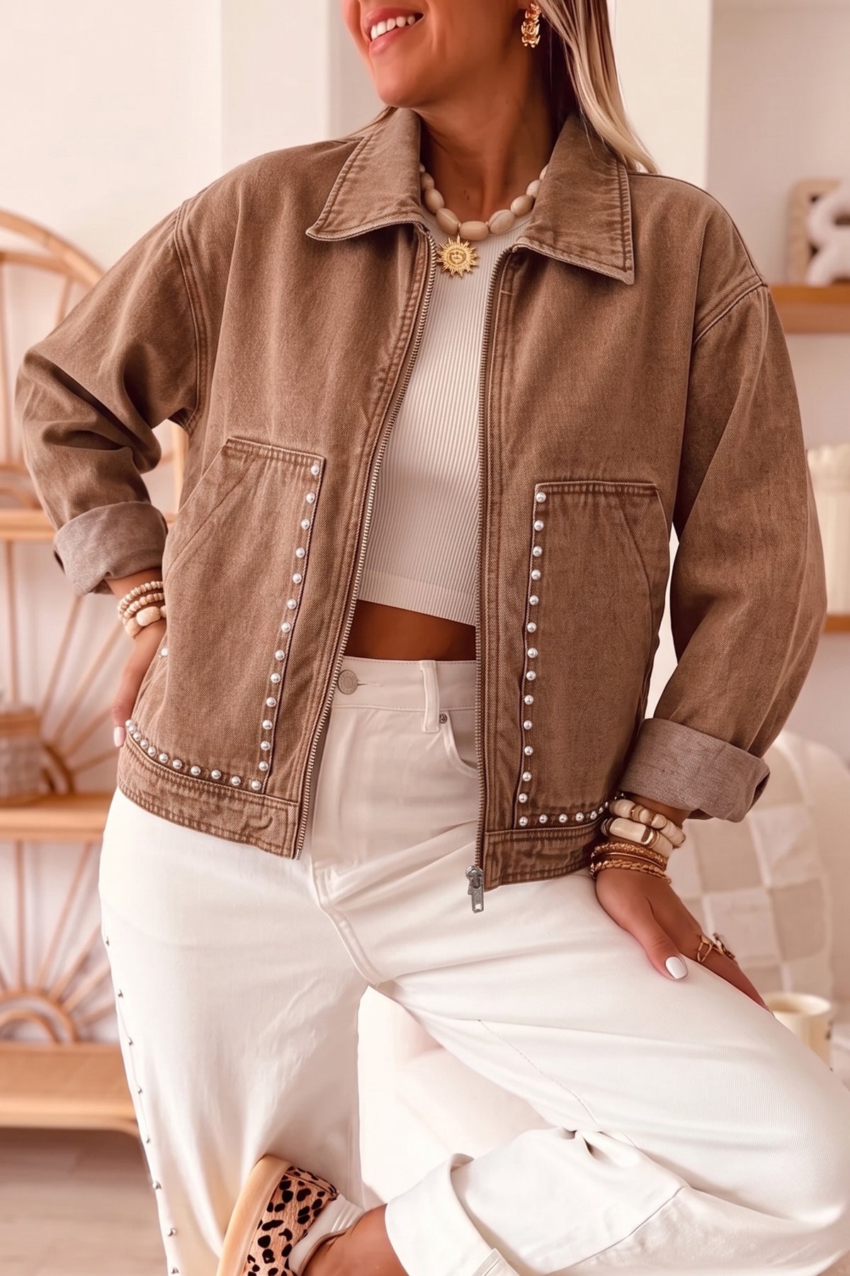 The Saddle & Studs Western Jacket
