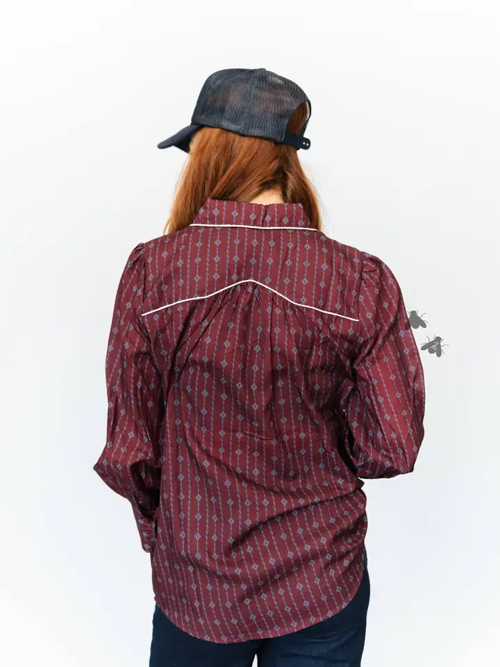 Fenced in Blouse