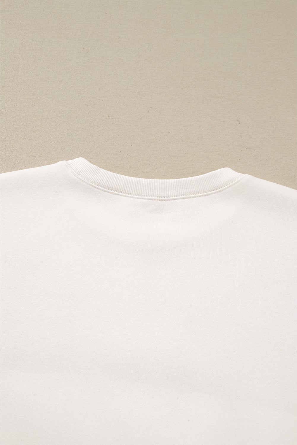 White Colorblock Patchwork Drop Shoulder Pullover Casual Shorts Outfit