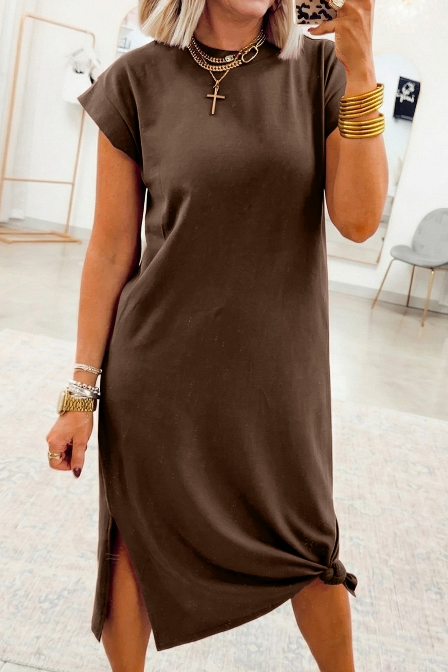 Sandalwood T-Shirt Dress